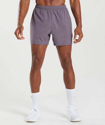 Pánské Šortky Gymshark Arrival 5" Fialové | CZ 2894NWY